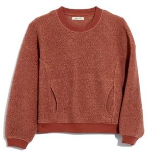 Madewell Recycled PolarTec Fleece - heather orange
